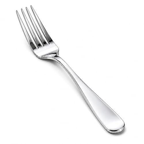 12 Piece Dinner Forks Set, 18/10 Stainless Steel Forks Silverware, 8 Inch