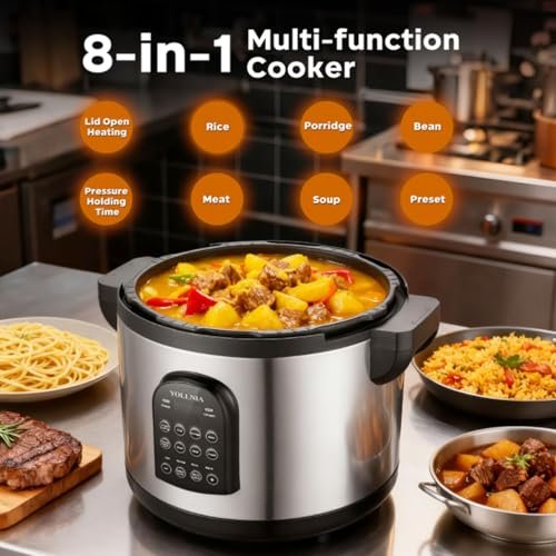 17.8QT Commercial Electric Pressure Cooker stainless steel Pressure Cooker