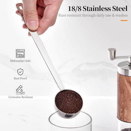 8.6in Long Handle Coffee Scoop for Ground Coffee, 2Tbsp/30ml