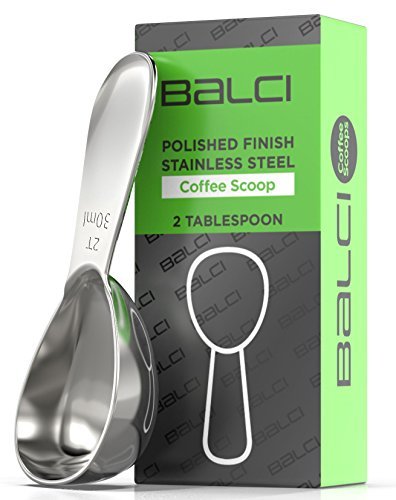 BALCI Stainless Steel Coffee Scoop - 2 Tablespoon (30ml)