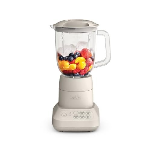 bella Fits-anywhere™ Flip & Store Blender, 48 oz, 520W, 10-speed, Oatmilk