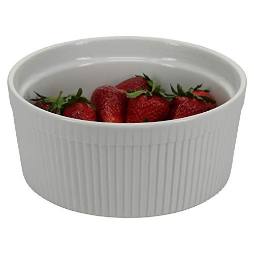 BIA Cordon Bleu Classic 1.5-Quart Souffle Dish, White