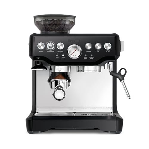 Breville BES870BTR Barista Express Espresso Machine, Black Truffle