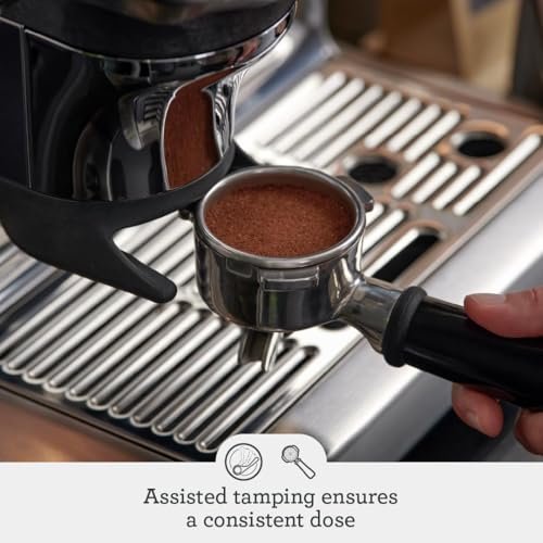 Breville BES876BSS Barista Express Impress, Brushed Stainless Steel