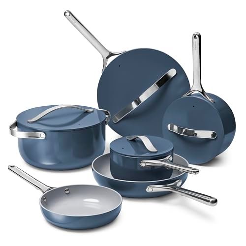 Caraway 16-Piece Deluxe Non-Stick Ceramic Cookware Set