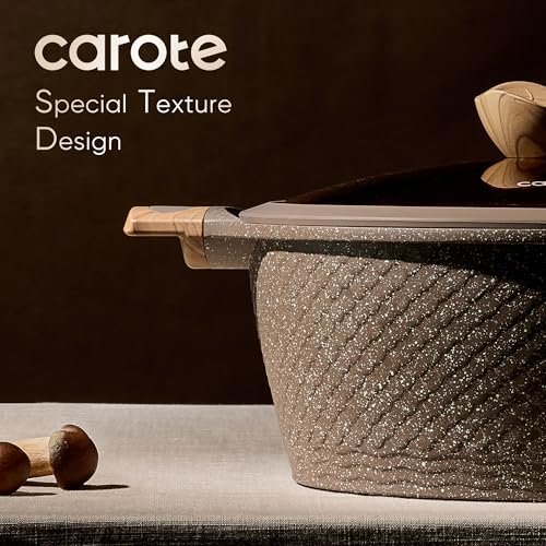 CAROTE 26pcs Pots and Pans Set, Nonstick Cookware Sets