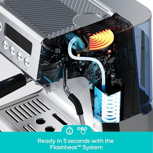 CASABREWS Ultra Pro 20 Bar Espresso Machine with Fast Heating System
