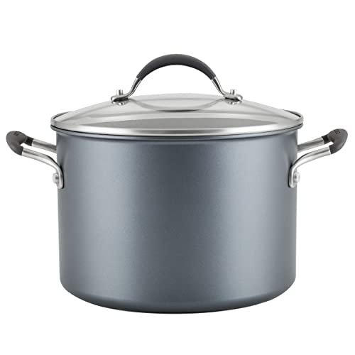 Circulon A1 Series Nonstick Induction Stockpot with Lid, 8-Quart, Graphite