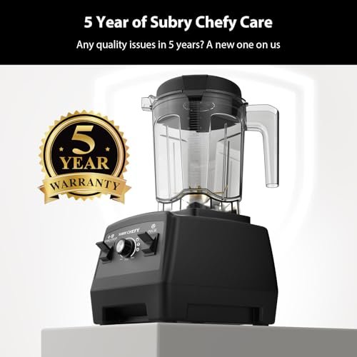 Countertop Blender Pro 2000W, Professional High-Speed Blender with Powerful Brushless Motor, 25-Speed, 68oz, Heavy Duty Kitchen Blender for Smoothies, Ice Crushing & Food Prep, Black
