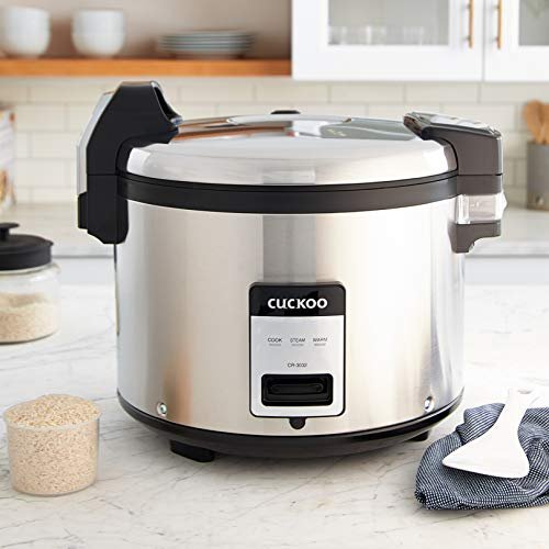 CUCKOO Commercial Rice Cooker and Warmer, 60-Cup Cooked, CR-3032