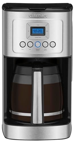 Cuisinart Coffee Maker, Programmable, Stainless Steel, 14-Cup Glass Carafe