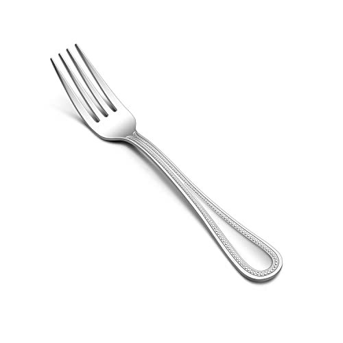 E-far Dinner Forks Set of 12, Stainless Steel Forks Silverware, 7.9 Inch
