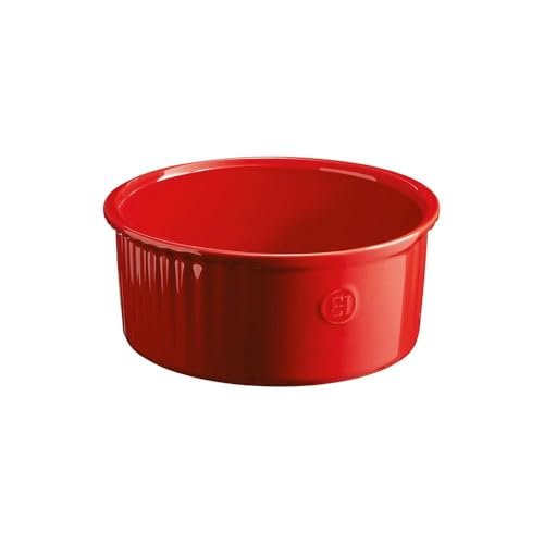 Emile Henry 9" x 8.3" Souffle Dish | Burgundy