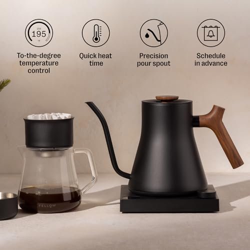 Fellow Stagg EKG Pro Gooseneck Electric Kettle for Pour-Over Coffee, Tea