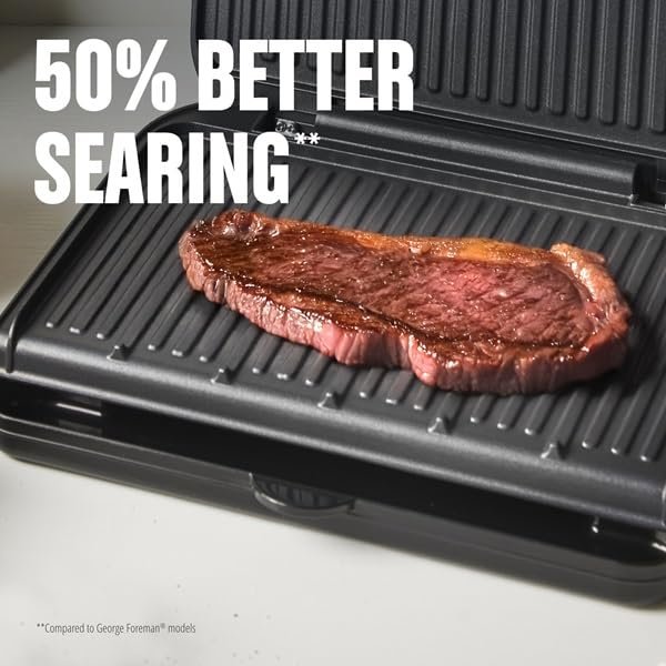 George Foreman Family Grill & Panini Press, Ceramic Nonstick
