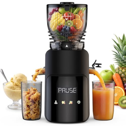 GVODE 2-in-1 Juicer Machines with 5.8" Large Chute & Touch Controls