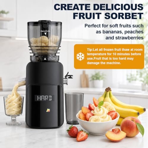 GVODE 2-in-1 Juicer Machines with 5.8" Large Chute & Touch Controls