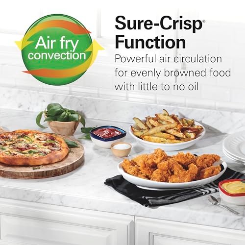 Hamilton Beach 4 Slice Countertop Air Fryer Toaster Oven Combo
