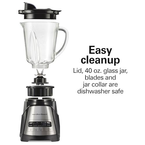 Hamilton Beach Power Elite Blender For Smoothies With Wave Action System