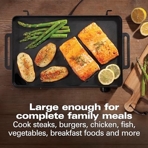 Hamilton Beach Professional Cast Iron Electric Griddle & Indoor Grill