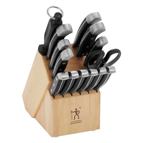 Henckels Statement 15-Pc Knife Block Set, Razor-Sharp, German Engineered