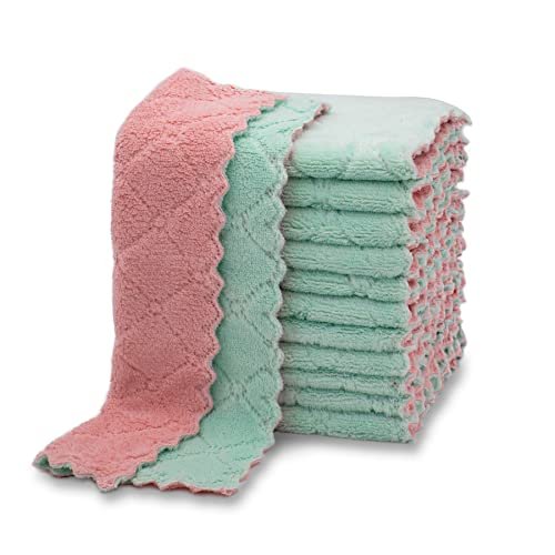 kimteny 12 Pack Dish Cloths for Washing Dishes