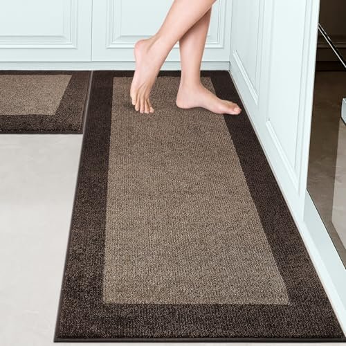 Kitchen Rugs Set (24" x 36"+ 24" x 60"), Runner Rug Roll Packing