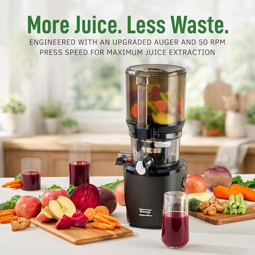 Kuvings AUTO10 Cold Press Juicer Machine, Hands-Free, 100 oz, Matte Black