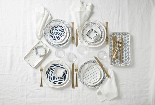 Lenox Blue Bay Porcelain 24-Piece Dinnerware Set for 8