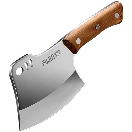 Meat Cleaver Knife, Kitchen Axe, Heavy Duty Bone Chopper, Butcher Knife