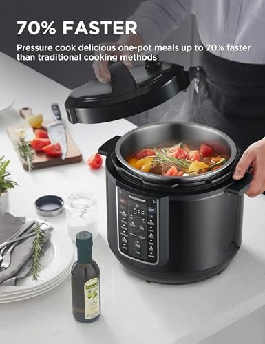 Midea 12-in-1 Electric Pressure Cooker, 8 Quarts, Stainless Steel Inner Pot