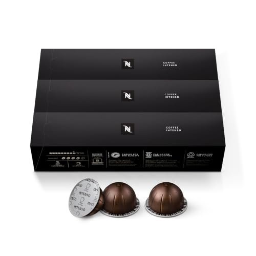 Nespresso Vertuo, Intenso, Dark Roast, 30-Count Coffee Pods