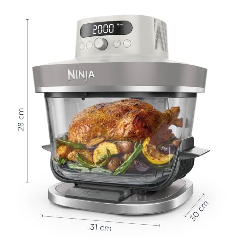 Ninja Crispi Pro Glass Air Fryer, 6-in-1, Bone, AS101LG
