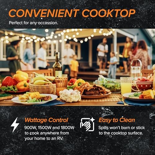 Nuwave Double Pro Cooktop Induction Countertop Burner, Portable, 50°F-575°F