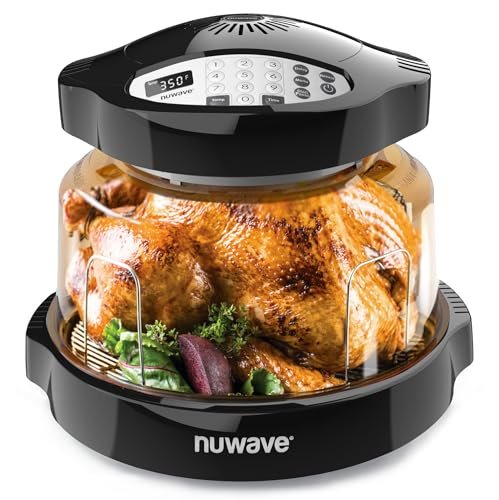 Nuwave Oven Pro Plus Air Fryer, Infra-Red Countertop, PFAS Free, Black