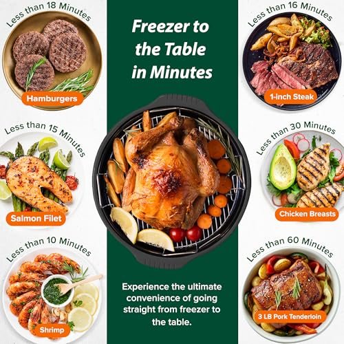 Nuwave Oven Pro Plus Air Fryer, Infra-Red Countertop, PFAS Free, Black