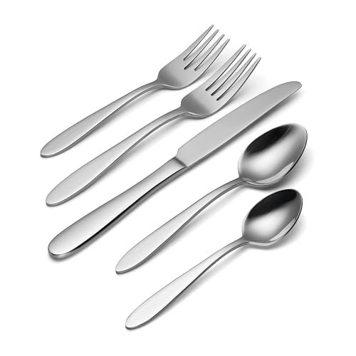 Oneida Mooncrest 45-Piece 18/0 Silverware Set for 8, Flatware