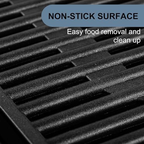 OVENTE Electric Indoor Grill, 15x10 Inch Non-Stick Plate, Black GD1510NLB