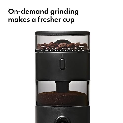OXO Brew Compact Conical Burr Electric Coffee Bean Grinder - 50g Capacity