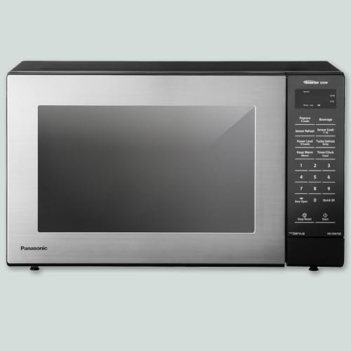 Panasonic Countertop Microwave Oven, 1.2 Cu. Ft., 1250W, Inverter Technology with Genius Sensor, Stainless Steel - NN-SN67QS