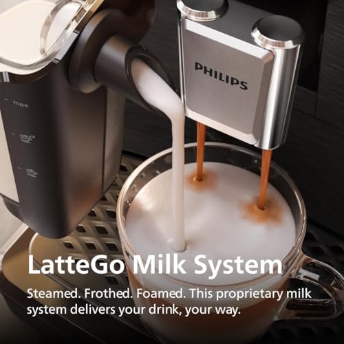 PHILIPS 3300 Series Fully Automatic Espresso Machine, LatteGo Milk System