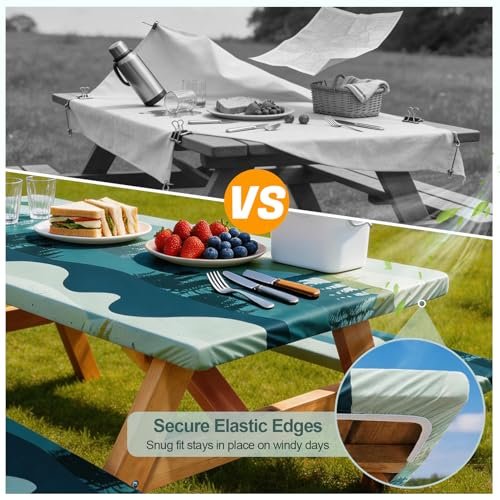 Play Tailor Picnic Table Cover Bench Covers Camping Essentials Tablecloth