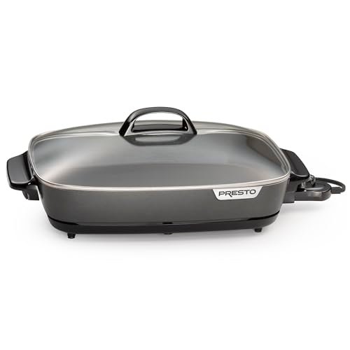 Presto 06858 16-Inch Slimline Electric Skillet with Glass Cover