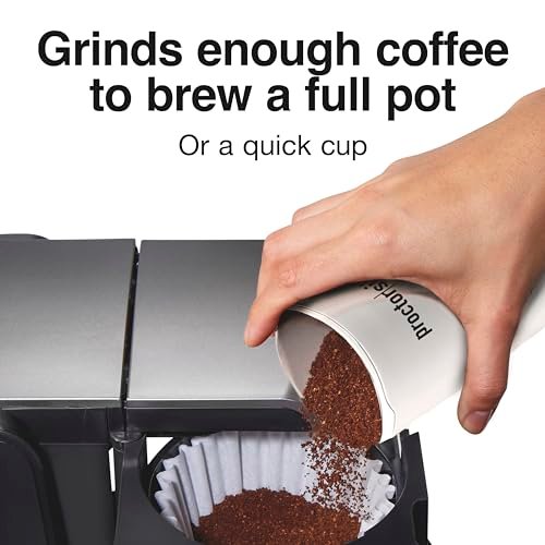 Proctor Silex Fresh Grind Electric Coffee Grinder For Up To 12 Cups
