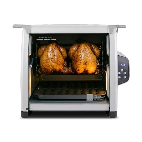 Ronco 6000 Platinum Digital Countertop Rotisserie Oven, 12-lb Capacity