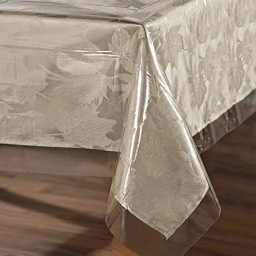 sancua Clear Plastic Table Cover Protector Waterproof Tablecloth 60x84 Inch