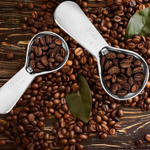 Stainless Steel Coffee Scoop Set - 3 Pc Measuring Spoons