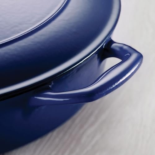 Tramontina Bestow Enameled Cast Iron 6.5-Qt Round Dutch Oven Pot with Lid