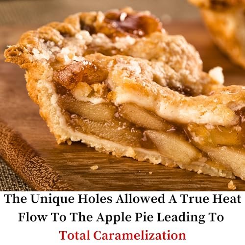 Why Holes For Crispy Crusts King Crispy's Deep Pie, Tart & Quiche Pan 9"x2"