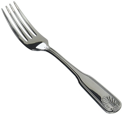 Winco St 12-Piece Toulouse Dinner Fork Set, 18-0 Extra Heavy Weight Stainless Steel, Silver